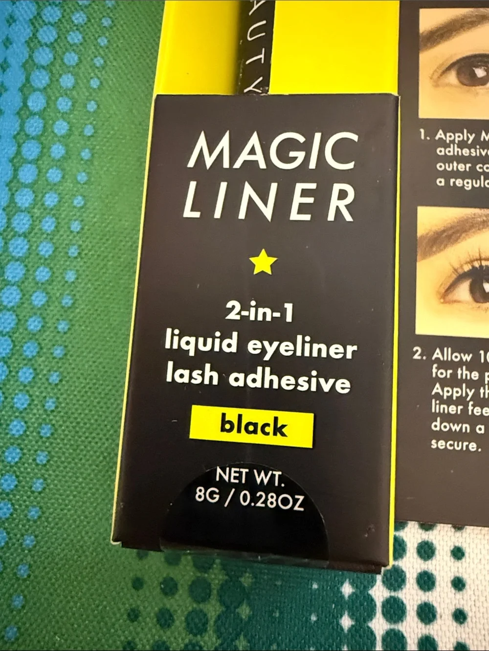 Kara Beauty Magic Liner 2-in-1 Liquid Eyeliner & Lash Adhesive - Black